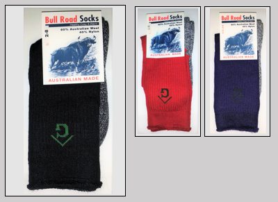 Bull Road Socks Made in Australia For men
